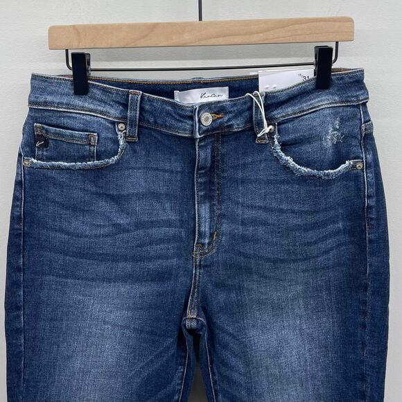 Kancan High Rise Dark Wash Super Skinny Denim Jeans Style‎ KC9134D - Picture 3 of 6